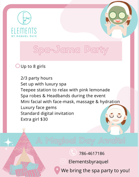 Spa Mobile Party Package